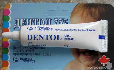Стоматологический гель для детей при прорезывании зубов