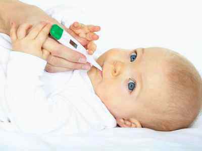 Как измерить температуру месячному ребенку