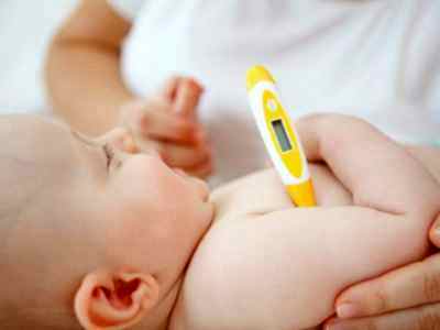 Как измерить температуру месячному ребенку