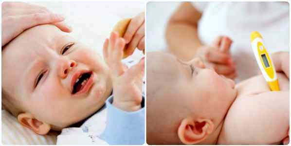 Скачки температуры тела у ребенка при прорезывании зубов